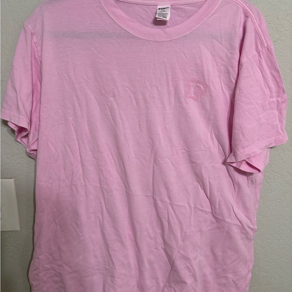 PINK Victoria's Secret Light Pink Short Sleeve Tee